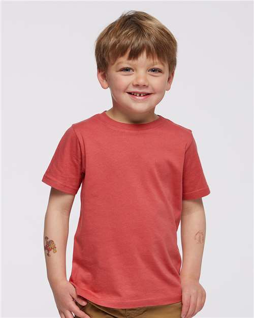 Rabbit Skins Toddler Fine Jersey Tee 3321 Passionfruit