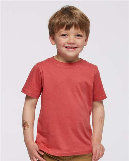 Rabbit Skins Toddler Fine Jersey Tee 3321 Passionfruit