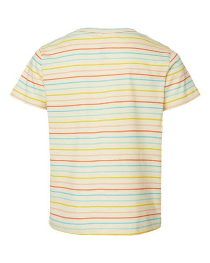 Rabbit Skins Toddler Fine Jersey Tee 3321 Sunkissed Stripe