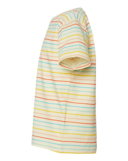 Rabbit Skins Toddler Fine Jersey Tee 3321 Sunkissed Stripe