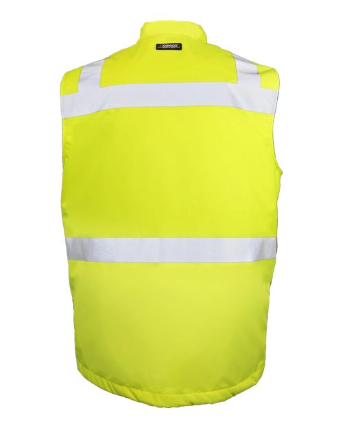 Custom EmbroideredKishigo Unisex Insulated Class 2 Vest 11590 Lime