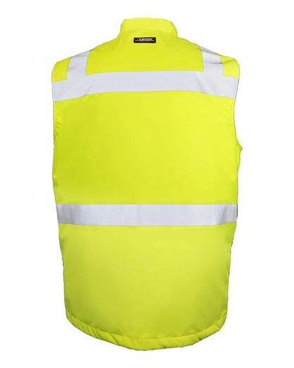 Custom EmbroideredKishigo Unisex Insulated Class 2 Vest 11590 Lime