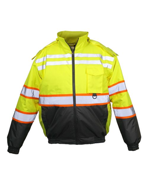 Kishigo Unisex Economy Contrast Class 3 Bomber Jacket JS156