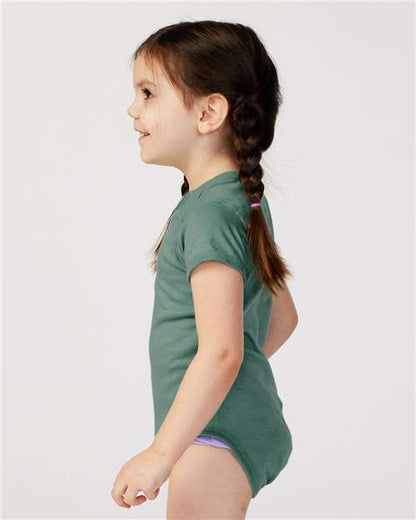 Rabbit Skins Infant Fine Jersey Bodysuit 4424 Basil