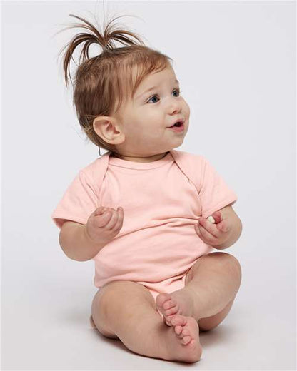 Rabbit Skins Infant Fine Jersey Bodysuit 4424 Blush