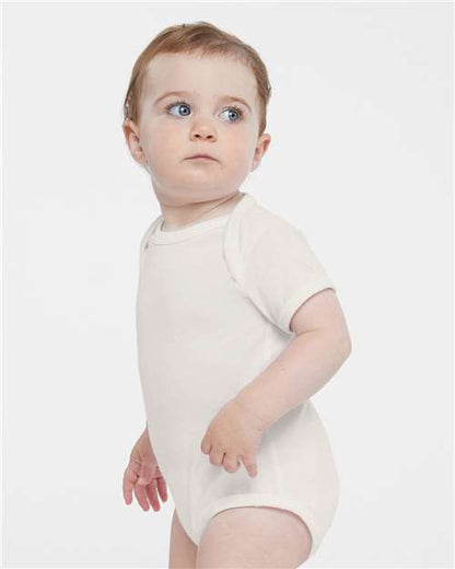 Rabbit Skins Infant Fine Jersey Bodysuit 4424 Porcelain
