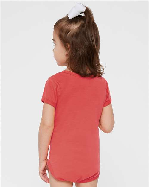 Rabbit Skins Infant Fine Jersey Bodysuit 4424 Passionfruit