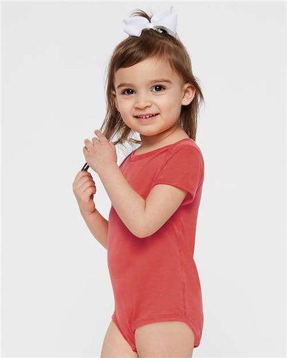 Rabbit Skins Infant Fine Jersey Bodysuit 4424 Passionfruit