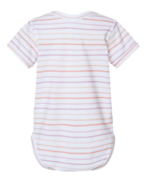Rabbit Skins Infant Fine Jersey Bodysuit 4424 Lilac Stripe