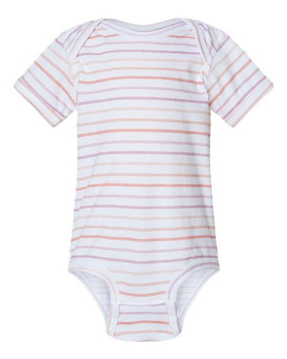 Rabbit Skins Infant Fine Jersey Bodysuit 4424 Lilac Stripe