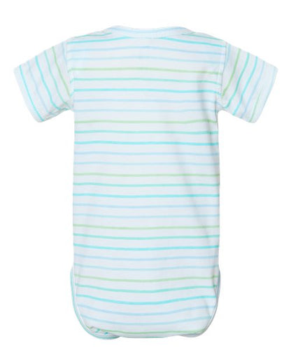 Rabbit Skins Infant Fine Jersey Bodysuit 4424 Marine Stripe