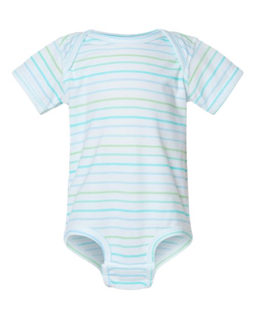 Rabbit Skins Infant Fine Jersey Bodysuit 4424 Marine Stripe