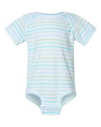 Rabbit Skins Infant Fine Jersey Bodysuit 4424 Marine Stripe