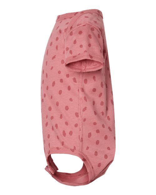 Rabbit Skins Infant Fine Jersey Bodysuit 4424 Mauvelous Spot