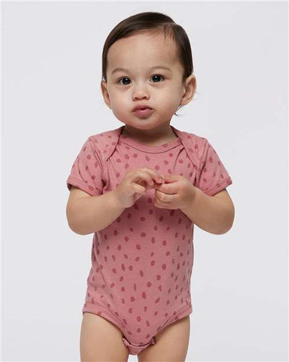 Custom Embroidered  Rabbit Skins Infant Fine Jersey Bodysuit 4424 Mauvelous Spot