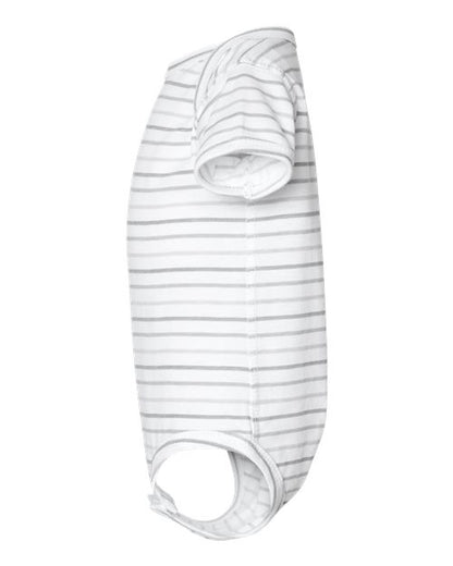 Rabbit Skins Infant Fine Jersey Bodysuit 4424 Shadow Stripe