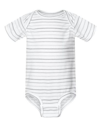 Rabbit Skins Infant Fine Jersey Bodysuit 4424 Shadow Stripe