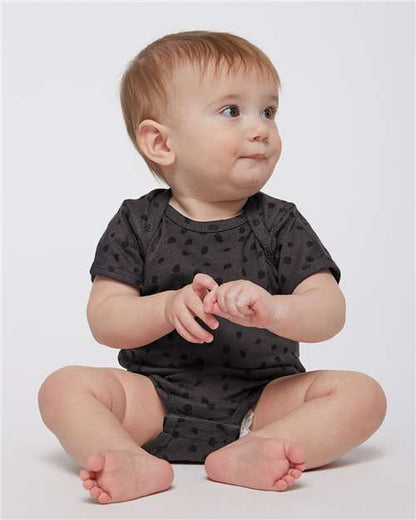 Rabbit Skins Infant Fine Jersey Bodysuit 4424 Slate Spot