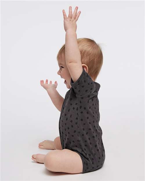 Rabbit Skins Infant Fine Jersey Bodysuit 4424 Slate Spot