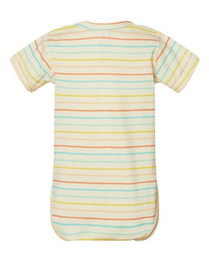 Rabbit Skins Infant Fine Jersey Bodysuit 4424 Sunkissed Stripe