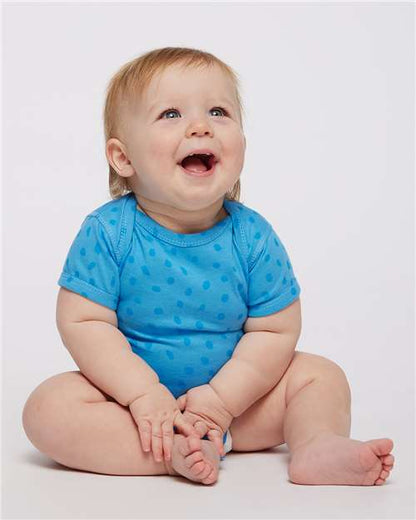 Custom Embroidered  Rabbit Skins Infant Fine Jersey Bodysuit 4424 Tradewind Spot
