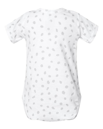 Rabbit Skins Infant Fine Jersey Bodysuit 4424 White Spot