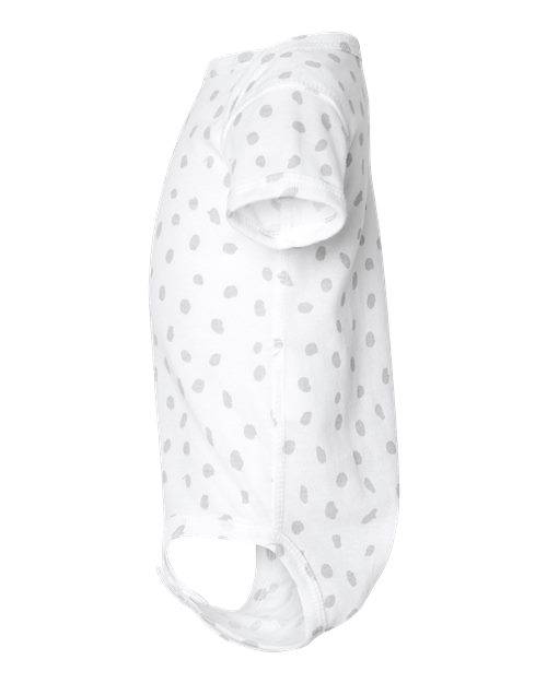 Rabbit Skins Infant Fine Jersey Bodysuit 4424 White Spot