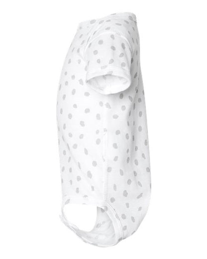 Rabbit Skins Infant Fine Jersey Bodysuit 4424 White Spot