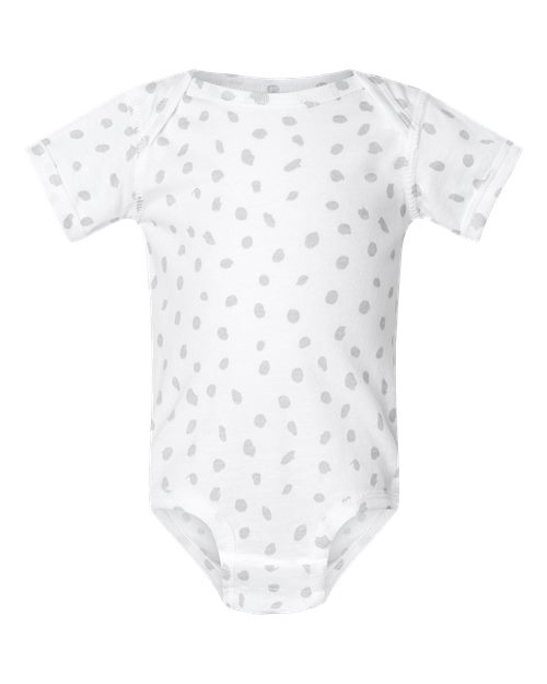 Rabbit Skins Infant Fine Jersey Bodysuit 4424 White Spot