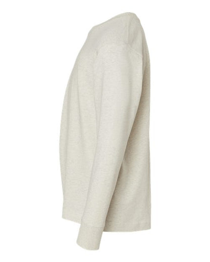 LAT Youth Fine Jersey Long Sleeve Tee 6201 Natural Heather