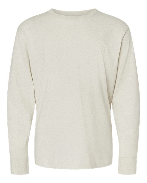 LAT Youth Fine Jersey Long Sleeve Tee 6201 Natural Heather