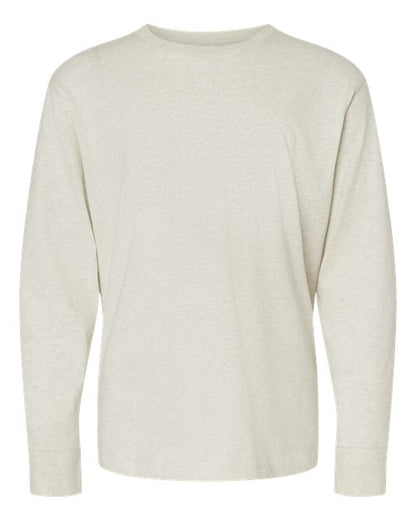 LAT Youth Fine Jersey Long Sleeve Tee 6201 Natural Heather