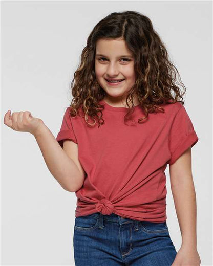 LAT Youth Fine Jersey Tee 6101 Passionfruit