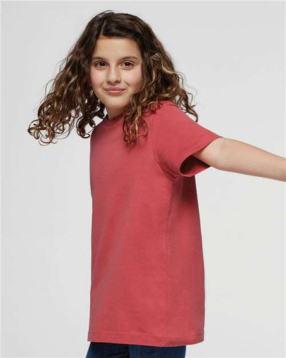LAT Youth Fine Jersey Tee 6101 Passionfruit
