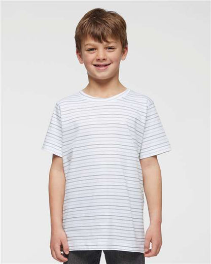 LAT Youth Fine Jersey Tee 6101 Shadow Stripe