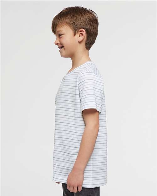 LAT Youth Fine Jersey Tee 6101 Shadow Stripe