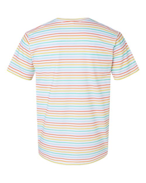 LAT Fine Jersey Tee 6901 Rainbow Stripe