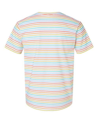 LAT Fine Jersey Tee 6901 Rainbow Stripe