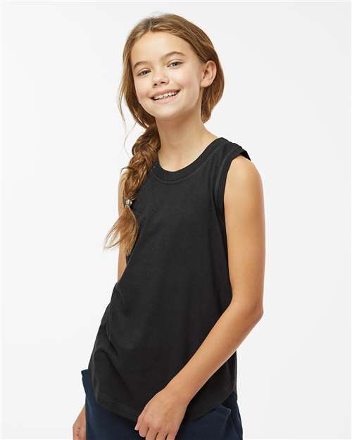 Custom Embroidered  LAT Girls' Relaxed Fine Jersey Tank 2692  