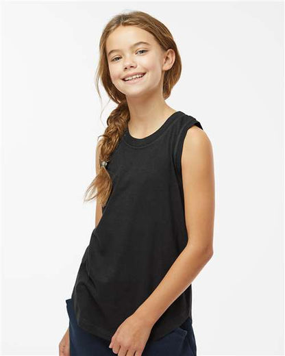 Custom Embroidered  LAT Girls' Relaxed Fine Jersey Tank 2692  