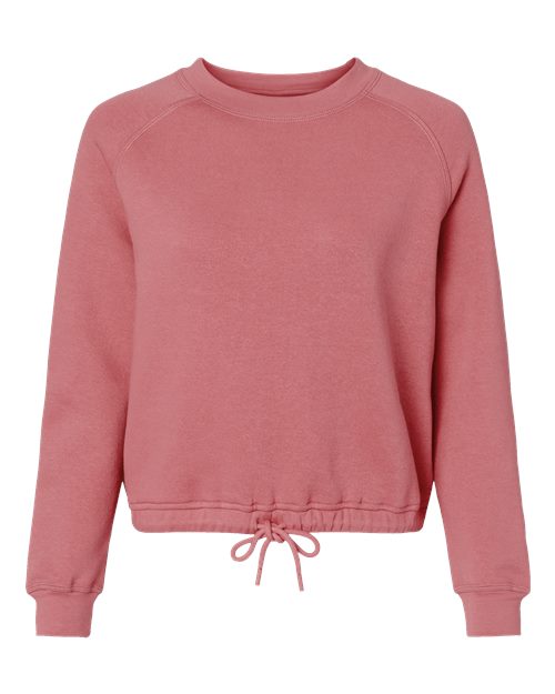 LAT Women's Relaxed 3-End Boxy Fleece Crewneck Sweatshirt 3528