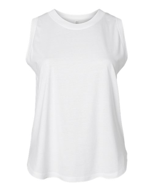 LAT Women's Curvy Relaxed Fine Jersey Tank 3892
