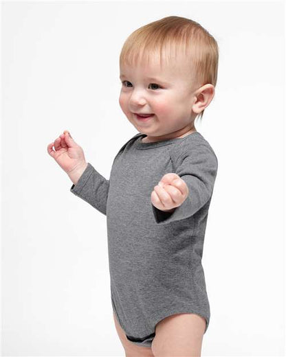 Rabbit Skins Infant Fine Jersey Long Sleeve Bodysuit 4421