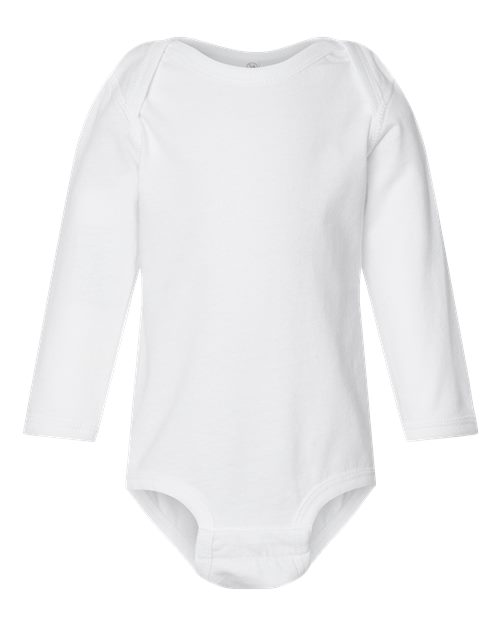 Rabbit Skins Infant Fine Jersey Long Sleeve Bodysuit 4421