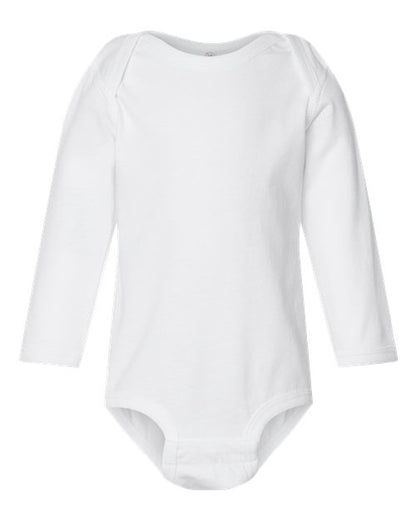 Rabbit Skins Infant Fine Jersey Long Sleeve Bodysuit 4421