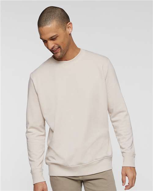 Custom Embroidered  LAT Vintage Wash Fleece Crewneck Sweatshirt 6935  