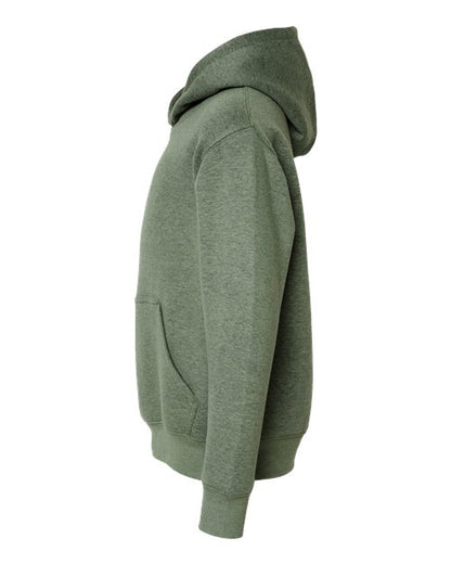 LAT Youth Fleece Hoodie 2296 Bamboo Blackout