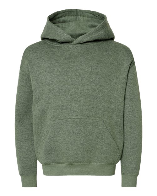 LAT Youth Fleece Hoodie 2296 Bamboo Blackout