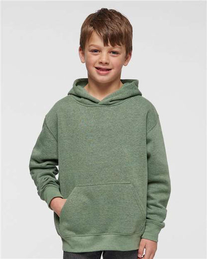 LAT Youth Fleece Hoodie 2296 Bamboo Blackout