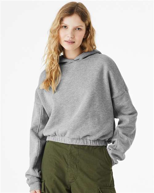 BELLA + CANVAS Women's Raglan Pullover Fleece 7505 Custom Embroidered Business Logo